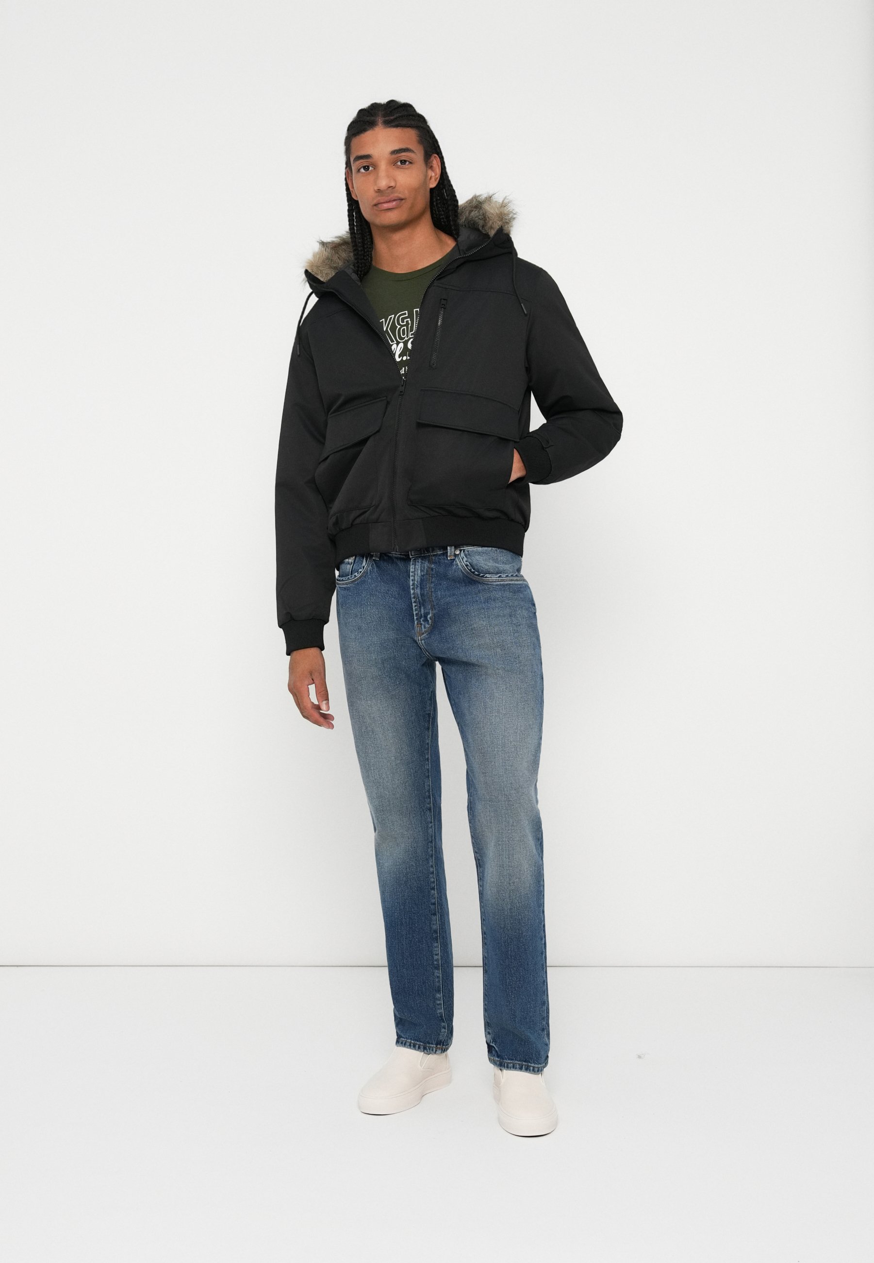 Jack & Jones JJCHARLIE - Chaqueta de invierno - black/negro