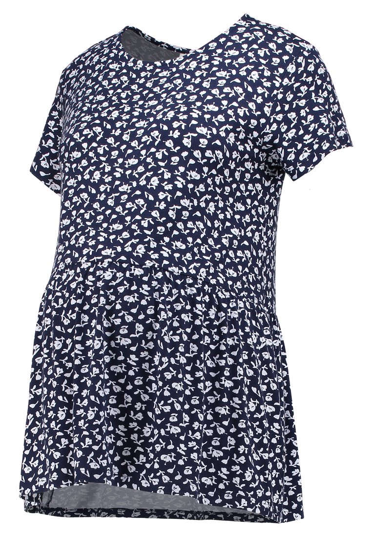 JoJo Maman Bébé T-shirt print donkerblauw
