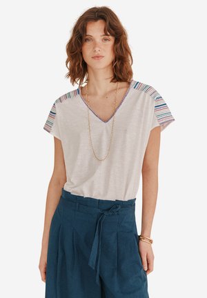 T-shirt print - white