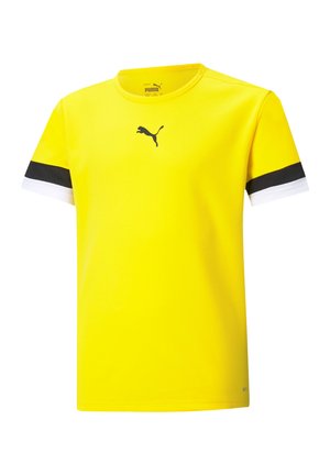 TEAMRISE  - Sports T-shirt - gelbschwarzweiss