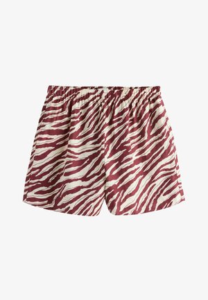 Next, Rövidnadrágok - red ecru zebra print