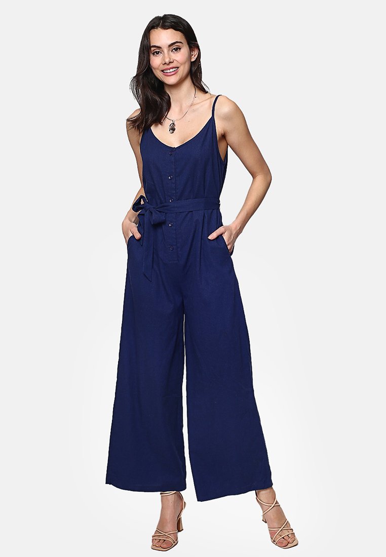 Le Jardin Du Lin Jumpsuit blauw