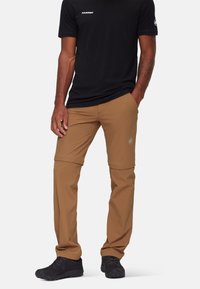 Mammut HIKING V ZIP OFF - Lauko kelnės - claystone