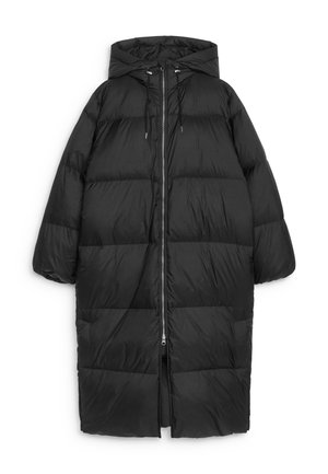 Daunenmantel - black