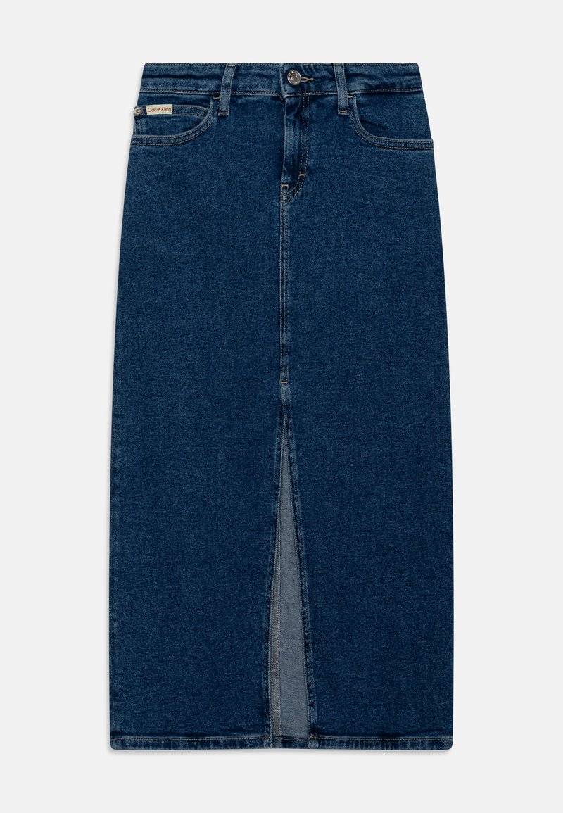 Calvin Klein Jeans CITY SKIRT - Falda vaquera - authentic city blue