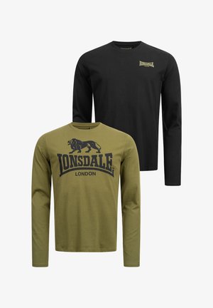 NORMALE PASSFORM DOPPELPACK AYRSHIRE - Ilgarankovis viršutinės dalies drabužis - black olive