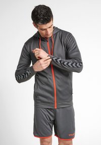 Hummel AUTHENTIC - Sweatjacke - asphalt