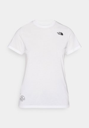 The North Face MULTIPLE PLACEMENT TEE GRAPHIC - Sports T-shirts - white