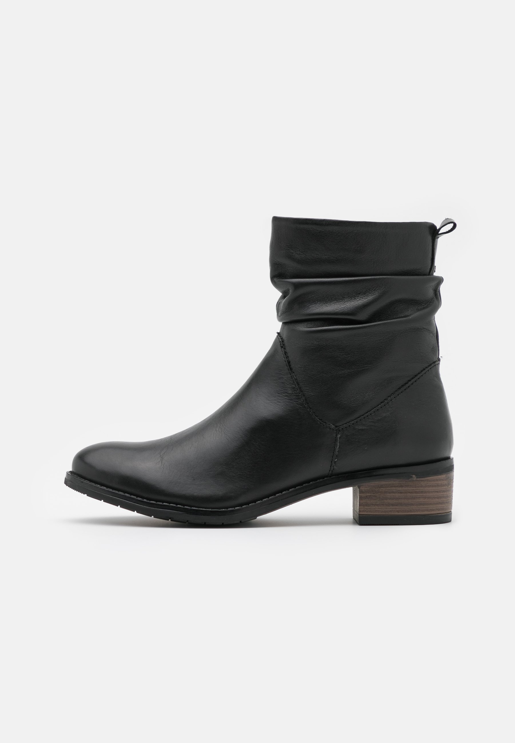 dune ruched ankle boots