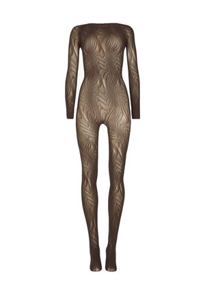 Wolford SNAKE NET CAT - Tuta jumpsuit - umber