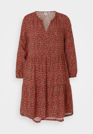 GAP ZEN MINI TIER DRESS - Day dress - red