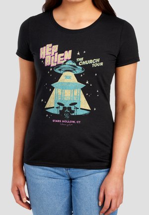 Cotton Soul, GILMORE GIRLS HEP ALIEN CHURCH TOUR - Print T-shirt - black