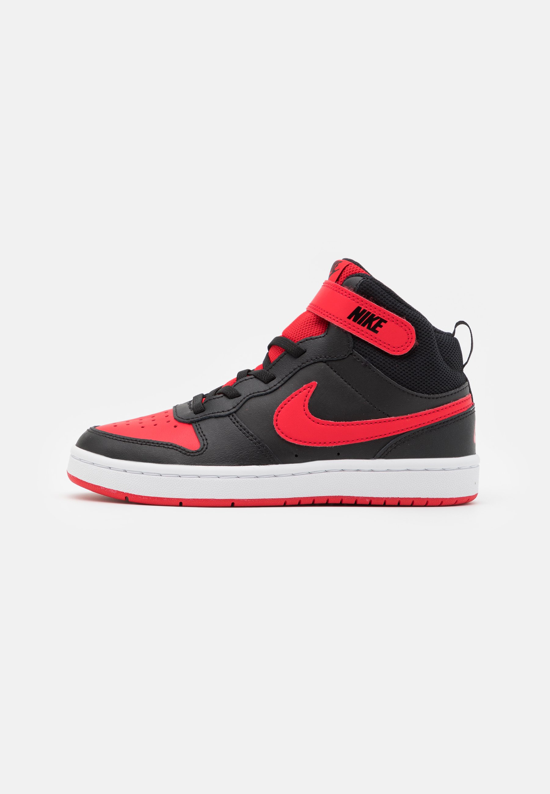 Nike Sportswear Court Borough Mid 2 Unisex High Top Trainers Black University Red White Black Zalando Co Uk
