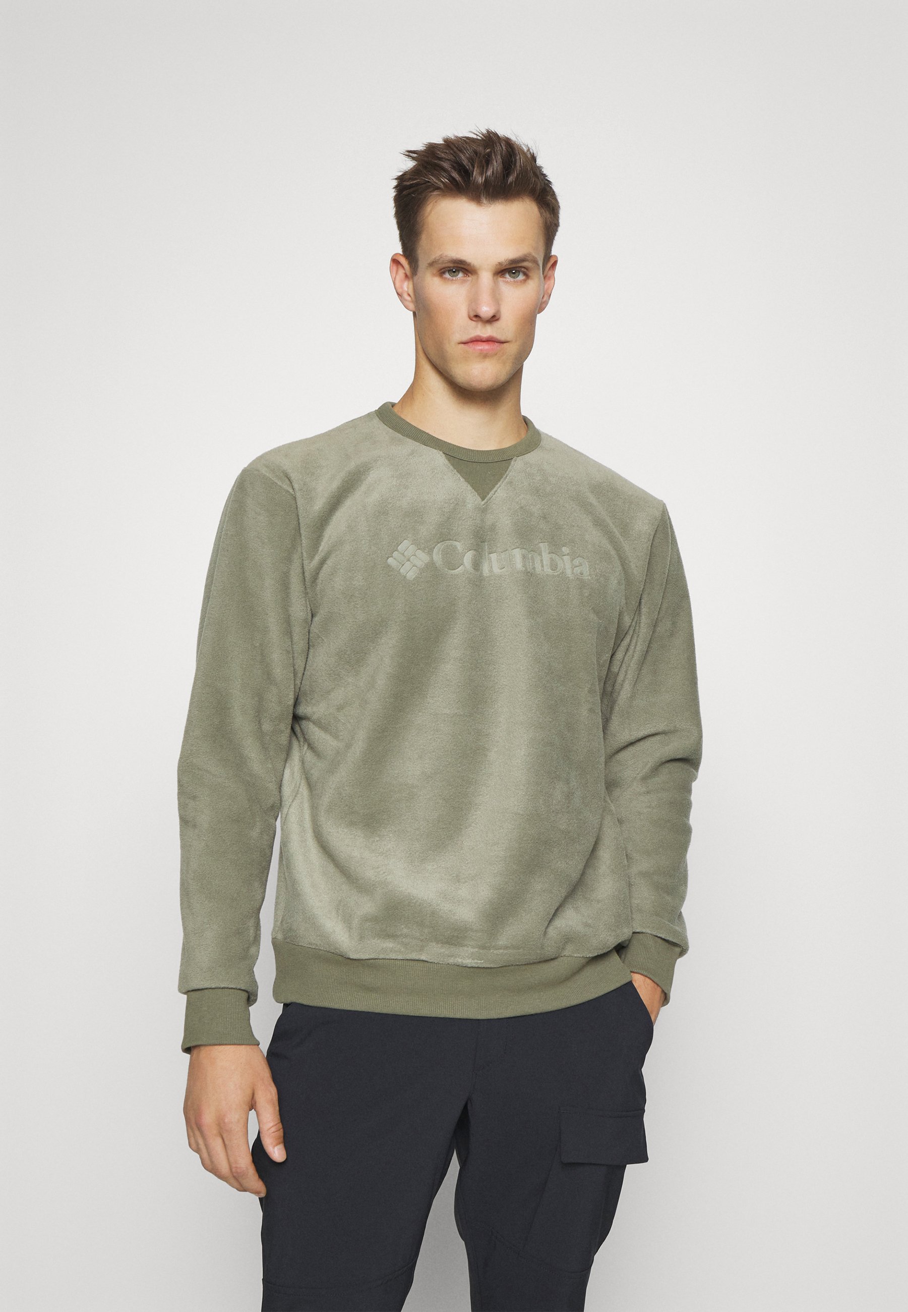 Columbia STEENS MOUNTAIN™ CREW 2.0 - Sweat polaire - stone green/vert -  ZALANDO.FR