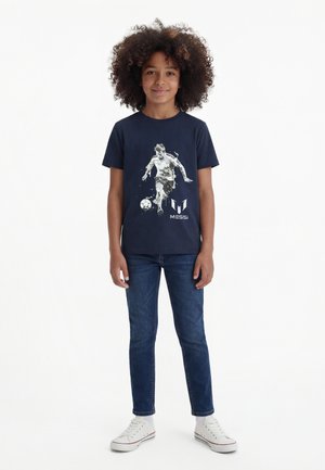 MESSI Triko s potiskem - blue