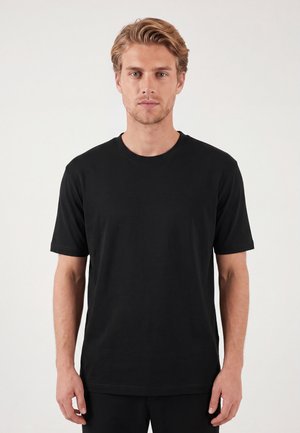 Lela & Buratti, LELA & BURATTI T-SHIRT RELAXED FIT - T-Shirt basic - black