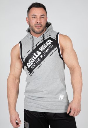 Lincoln Sleeveless Hoodie - Gray - 2XL Gorilla Wear