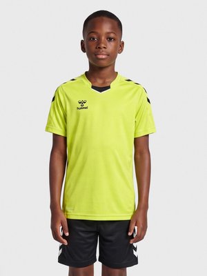 Hummel, HMLCORE XK POLY S/S KIDS - Sports T-shirt - lime popsicle