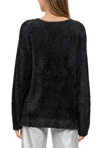 s.Oliver OPEN  MET EFFECT - Vest - schwarz