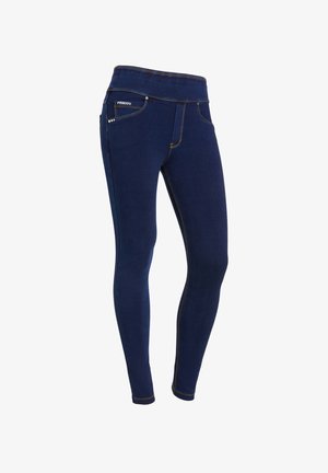 Freddy Farkkuleggingsit - dark jeans yellow seam