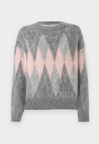 PULLOVERS LONGSLEEVE CREW NECK - Strickpullover - medium grey