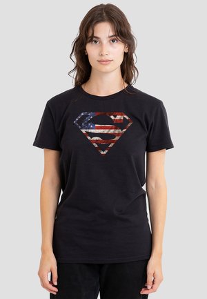 Cotton Soul, SUPERMANSUPER PATRIOT - T-Shirt print - black