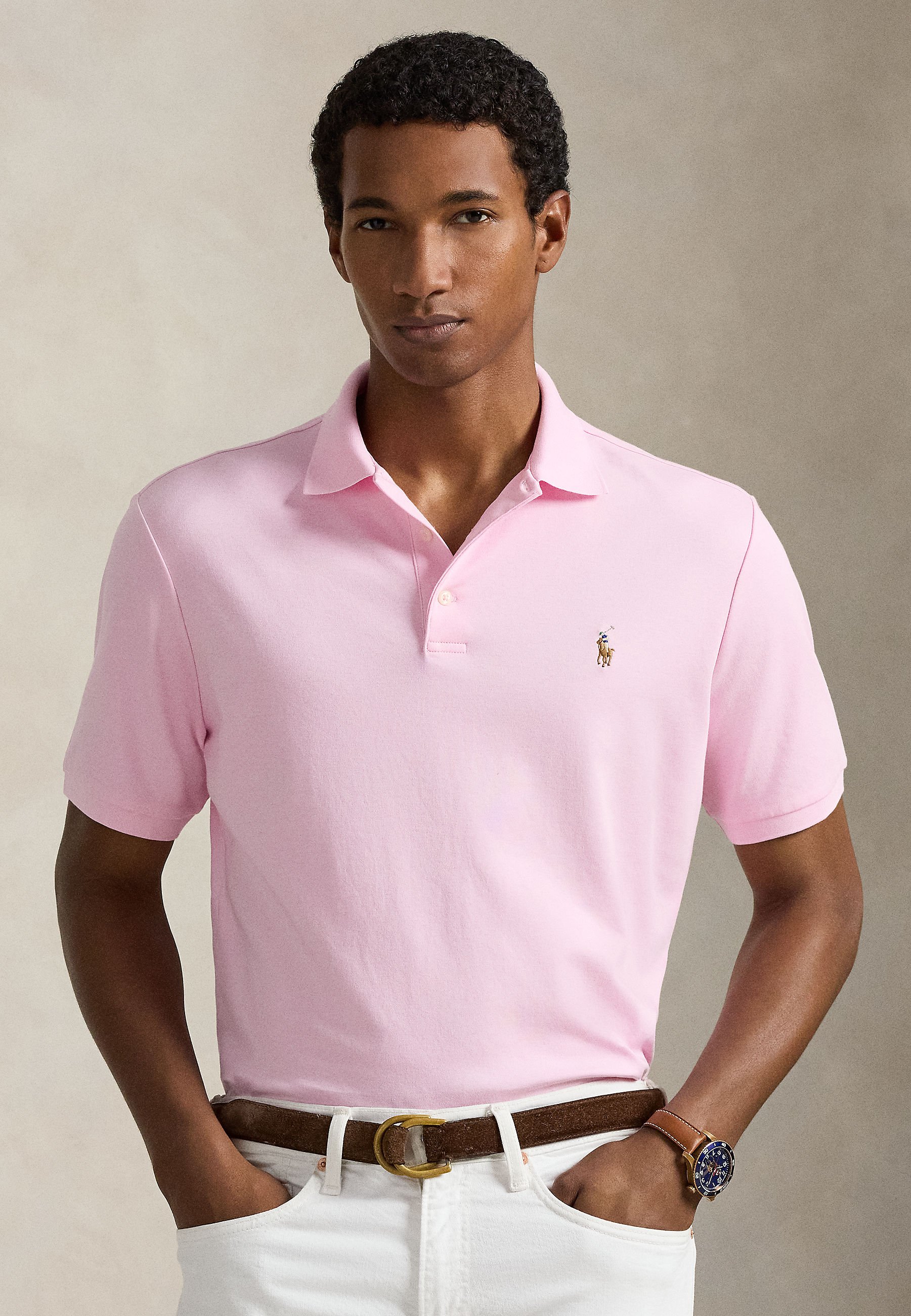 Polo Ralph Lauren Polo - carmel pink/azul - Zalando.pt