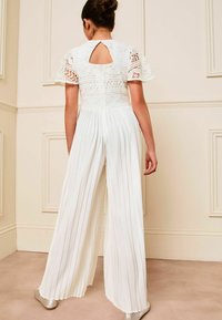 Lipsy FLUTTER SLEEVE REGULAR FIT - Buksedragter - white