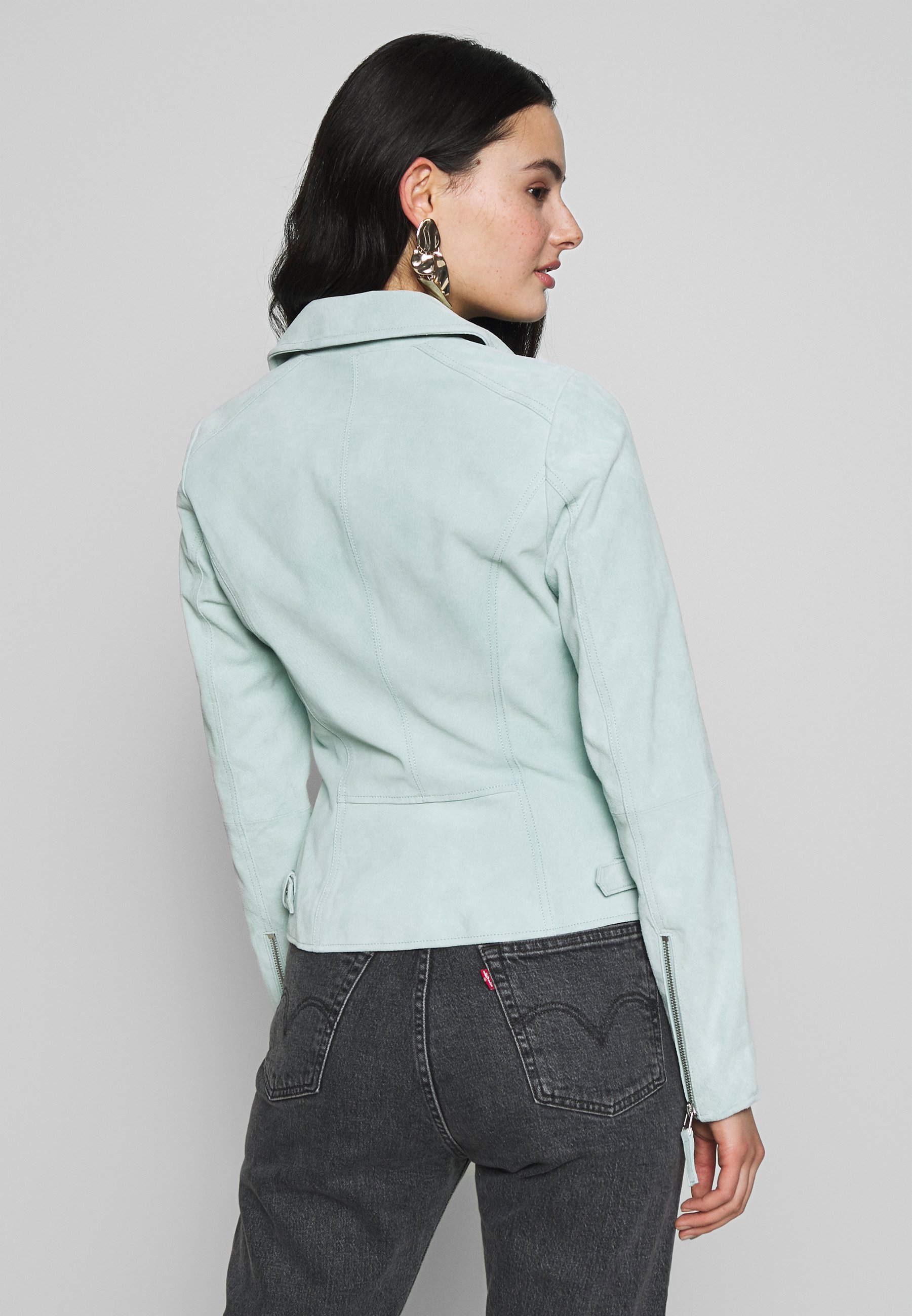 Freaky Nation BIKER PRINCESS Skinnjakke neonmint Freaky Nation BIKER PRINCESS - Skinnjakke - neonmint
