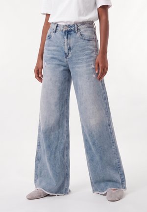 Even&Odd Tall, Bő szabású farmernadrág - light blue denim