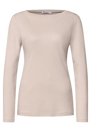 Street One, LANGARM SHIRT MIT U-BOOT-AUSSCHNITT - T-shirt à manches longues - clay sand