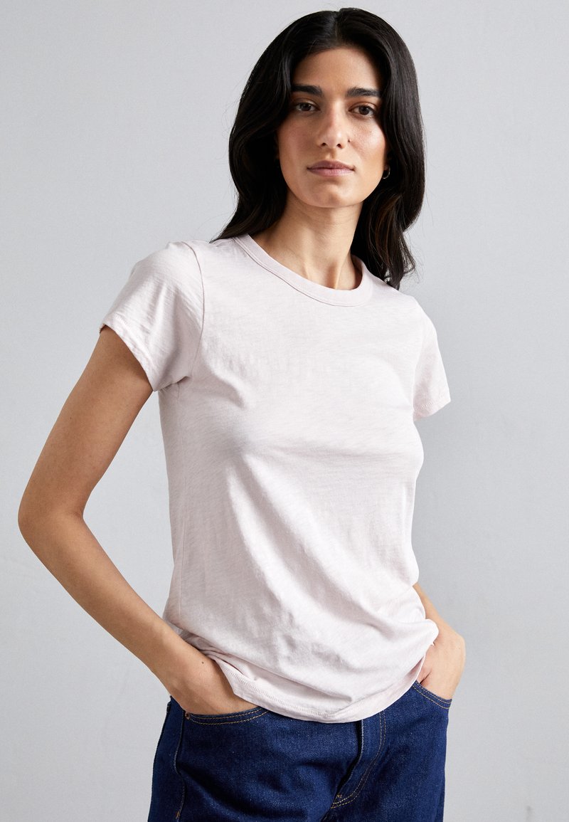 rag & bone - THE SLUB TEE - Tricou basic - blush, Extindeți