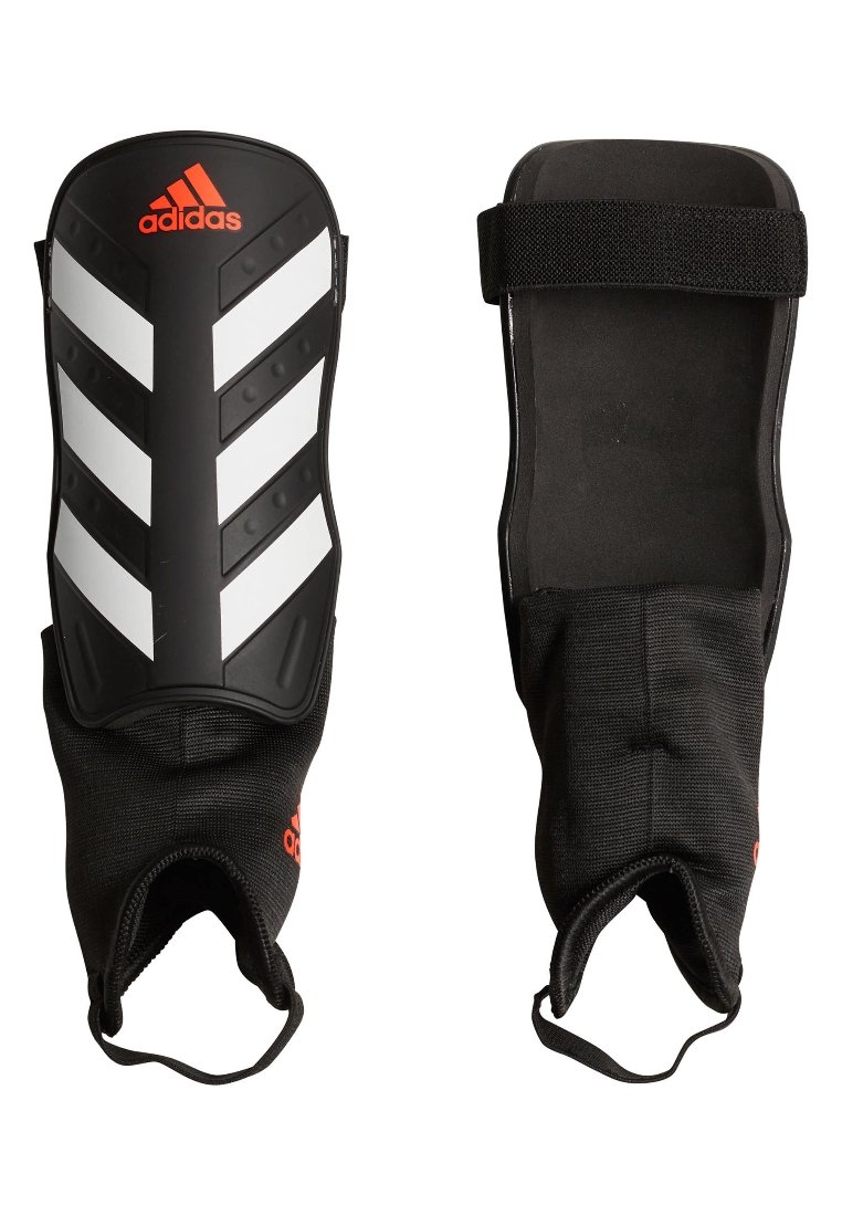 adidas Performance EVERCLUB - Scheenbeschermers - black/red/white/Zwart -  Zalando.be