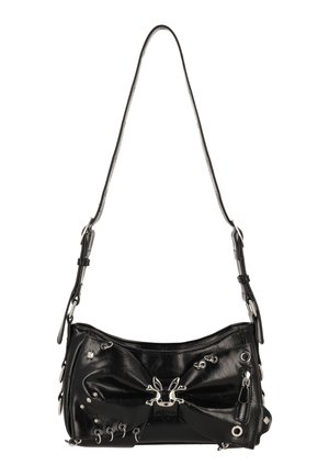 ROCKS SATCHEL - Taška s příčným popruhem - black