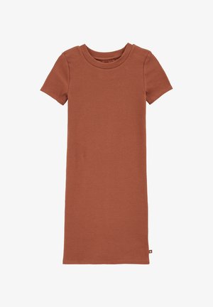 Haljina s naramenicama - cinnamon brown