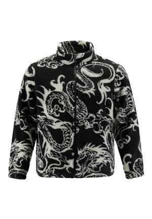 Ed Hardy Giacca in pile - black beige