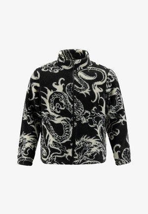 Ed Hardy Giacca in pile - black beige