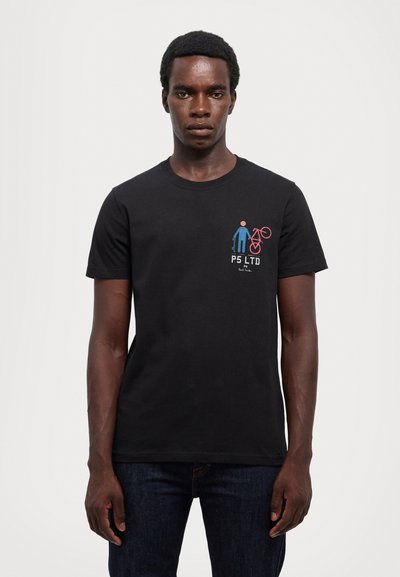 PS Paul Smith BIKE - T-shirt med print - black