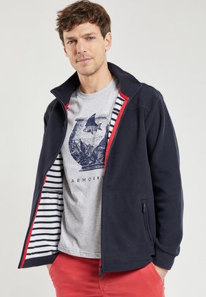 Armor lux Veste polaire - r.navy blanc r.navy