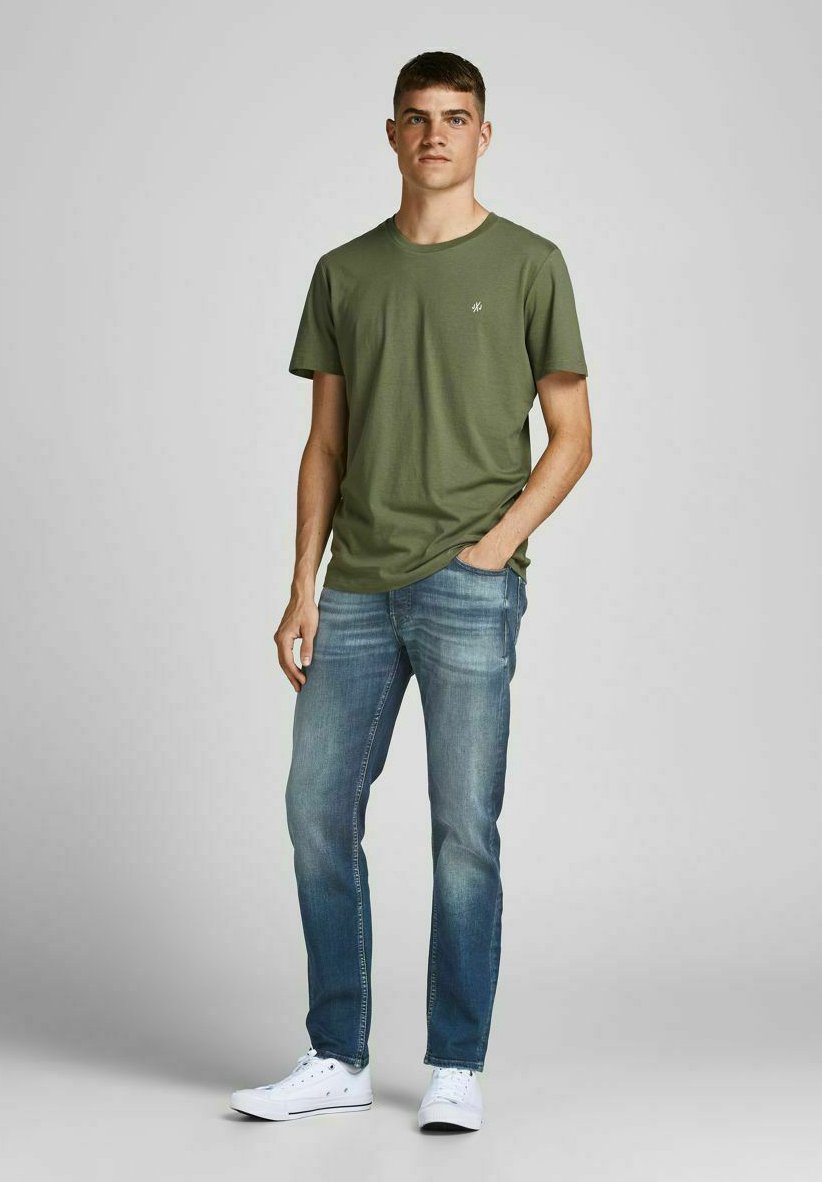 Jack \u0026 Jones COMFORT FIT - Jeans Slim Fit - blue denim - Zalando.de