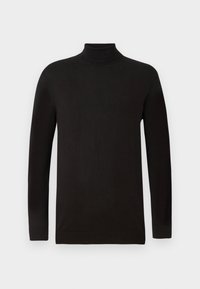 BASIC TURTLENECK - Strickpullover - black
