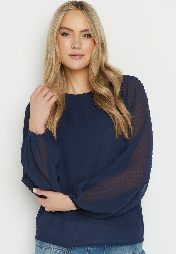 DOBBY BALLOON SLEEVE  - Bluse