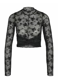 MIT LANGEN ÄRMELN NMEVE - Pikkade varrukatega topp - black