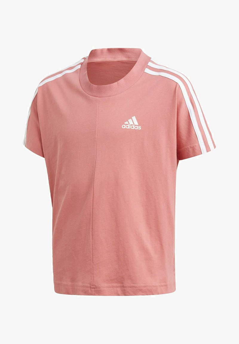 adidas Performance 3 STRIPES ATHLETICS LOOSE - T-shirt con stampa - pink
