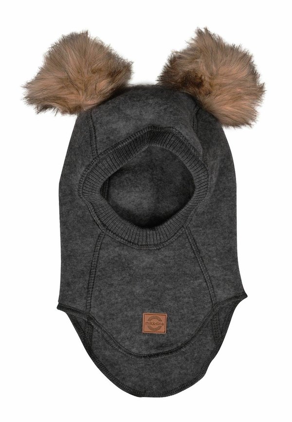 WOOL FULLFACE  – Kopftuch – anthracite melange