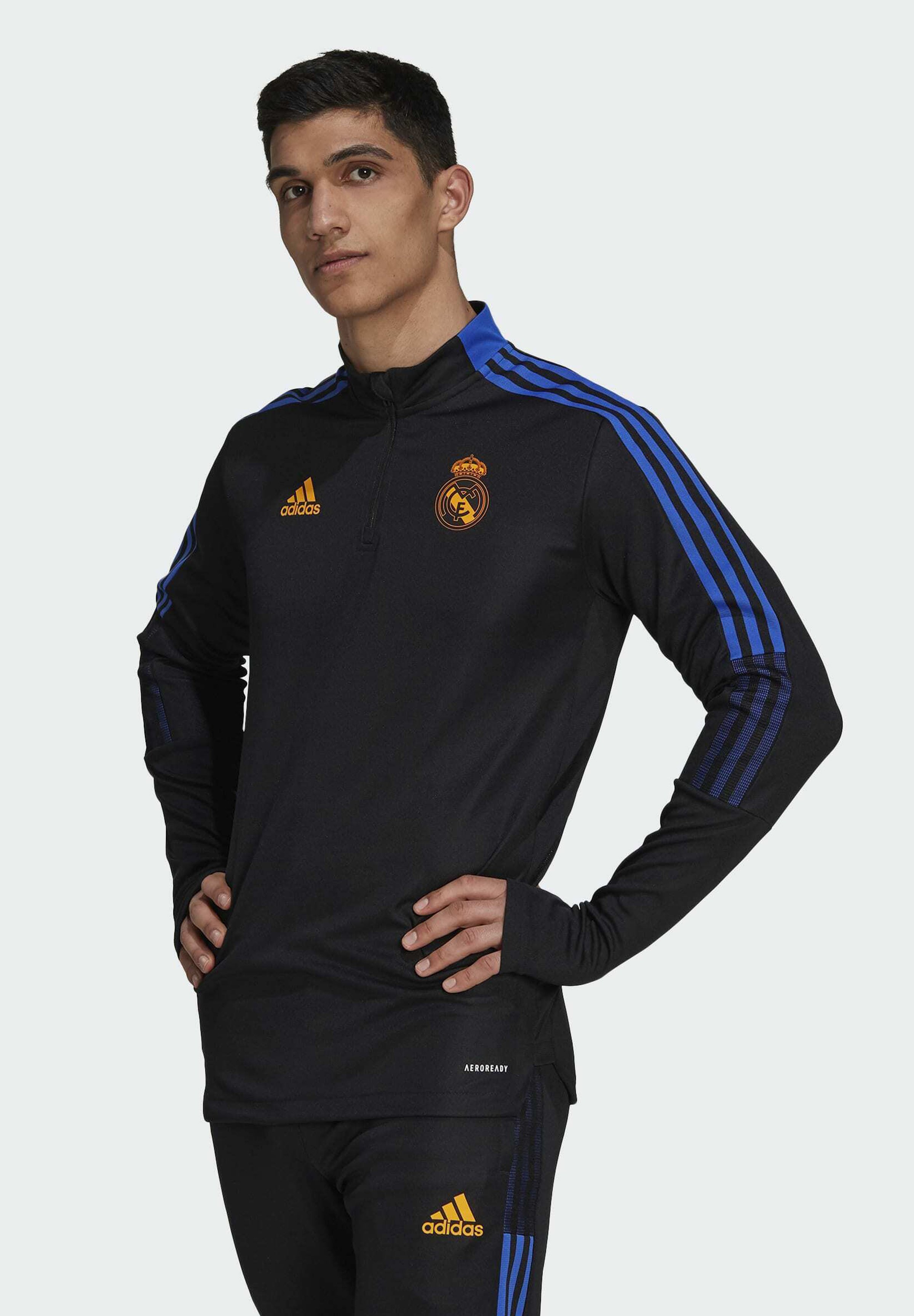 real madrid long sleeve training top