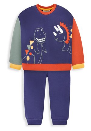2-PIECE DINO APPLIQUÉ SET - Melegítő - navy