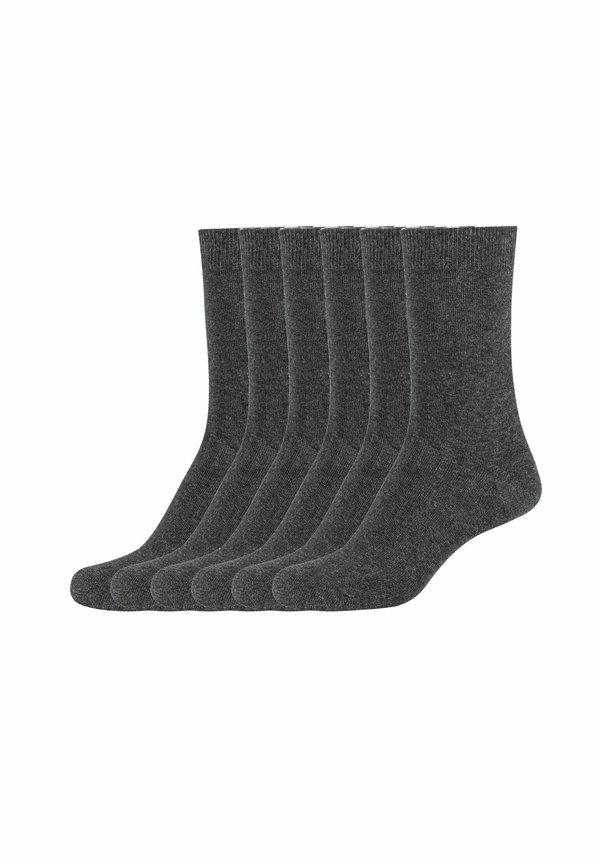 6ER PACK - Socken - anthracite melange