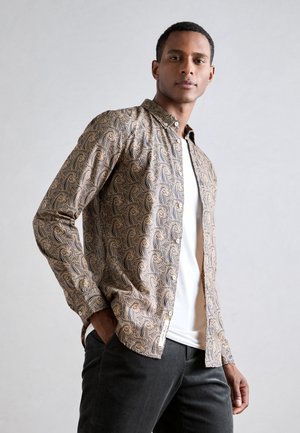 DITSY SHIRT - Shirt - grey/brown