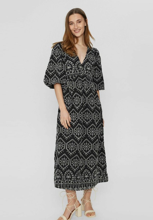 EVELYN CONTRAST   - Freizeitkleid - caviar